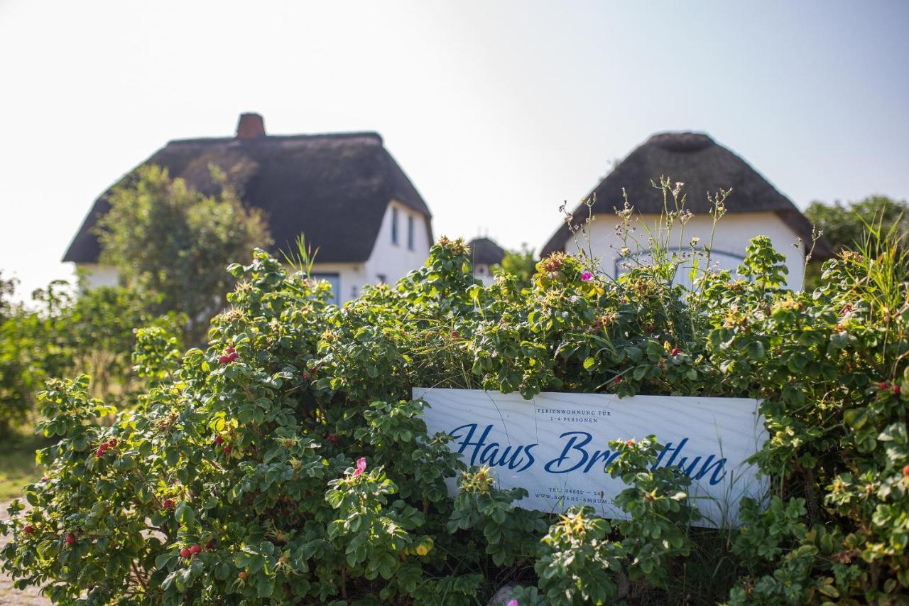 Haus Braeaetlun Ferienwohnung Braeaetlun 3 Norddorf auf Amrum Extérieur photo